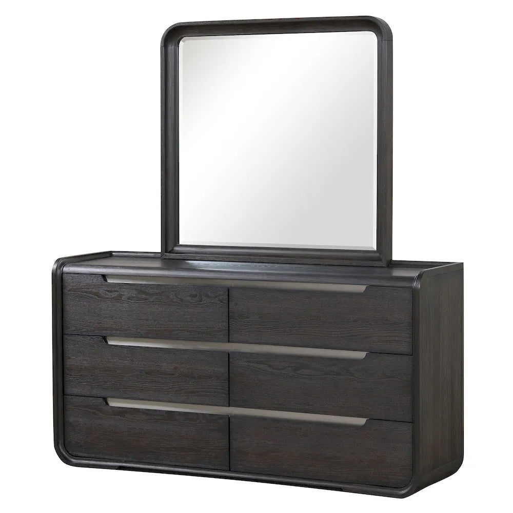 Furniture of America - Osterley - 4 Pc. Queen Bedroom Set w/ 2NS - Black - FM71500BK-Q-5PC-2NS view 4