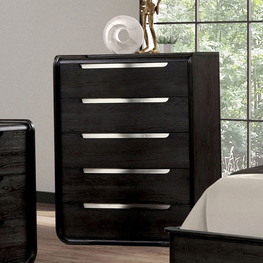 Furniture of America - Osterley Chest in Black - FM71500BK-C View 2