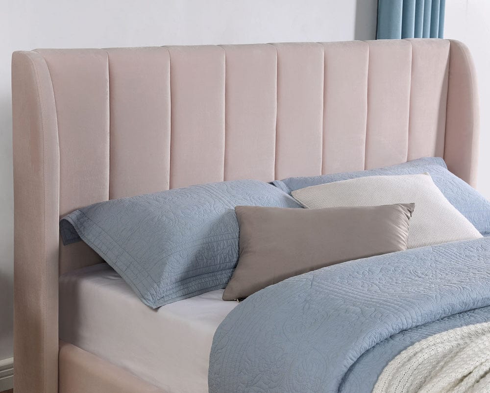 Furniture of America - Pearl Twin Bed in Light Pink - CM7459PK-T-BED View 2