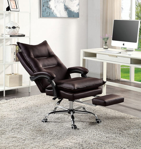 Furniture of America - Perce Office Chair in Brown - CM-FC668BR View 2
