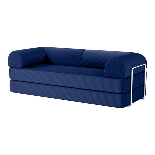 Furniture of America - Perri - 79" Compressed Sofa, Blue - SL6907BL view 2