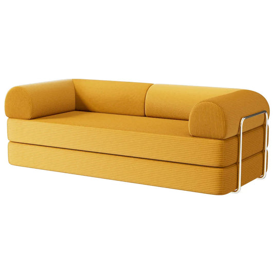 Furniture of America - Perri - 79" Compressed Sofa, Ginger - SL6907YL view 2