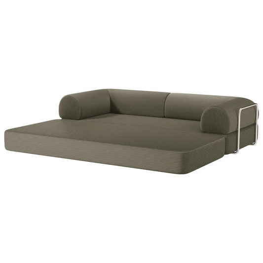 Furniture of America - Perri - 79" Compressed Sofa, Olive green - SL6907GR view 2