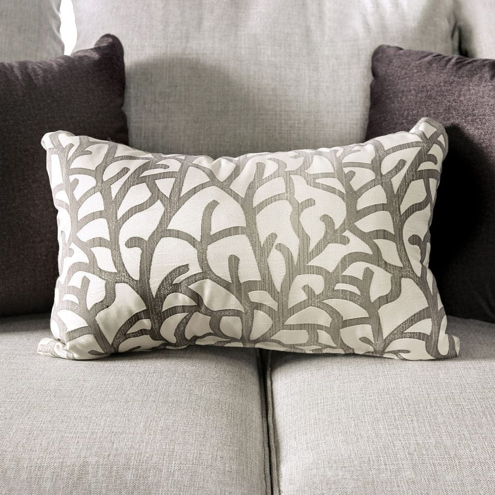 Furniture of America - Picotee Sofa + Loveseat in Light Gray/Charcoal - SM1279-2PC View 8