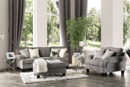 Furniture of America - Pierpont Sofa in Gray - SM8012-SF View 2