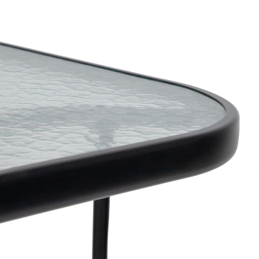 Furniture of America - Pierro Outdoor Dining Table in Black - LA-D012BK View 2