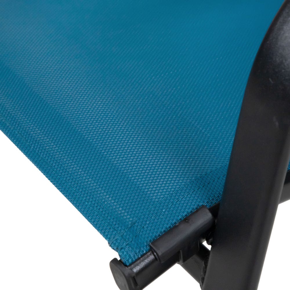 Furniture of America - Pierro Stacking Chair (4/Stack) in Blue - LA-D013BL-4PK View 4