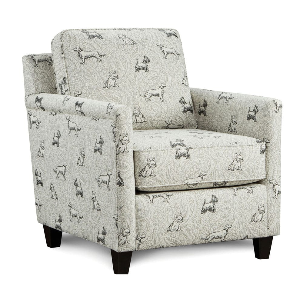 Furniture of America - Pocklington Accent Chair in Dog Multi - SM8188-CH-DG View 1