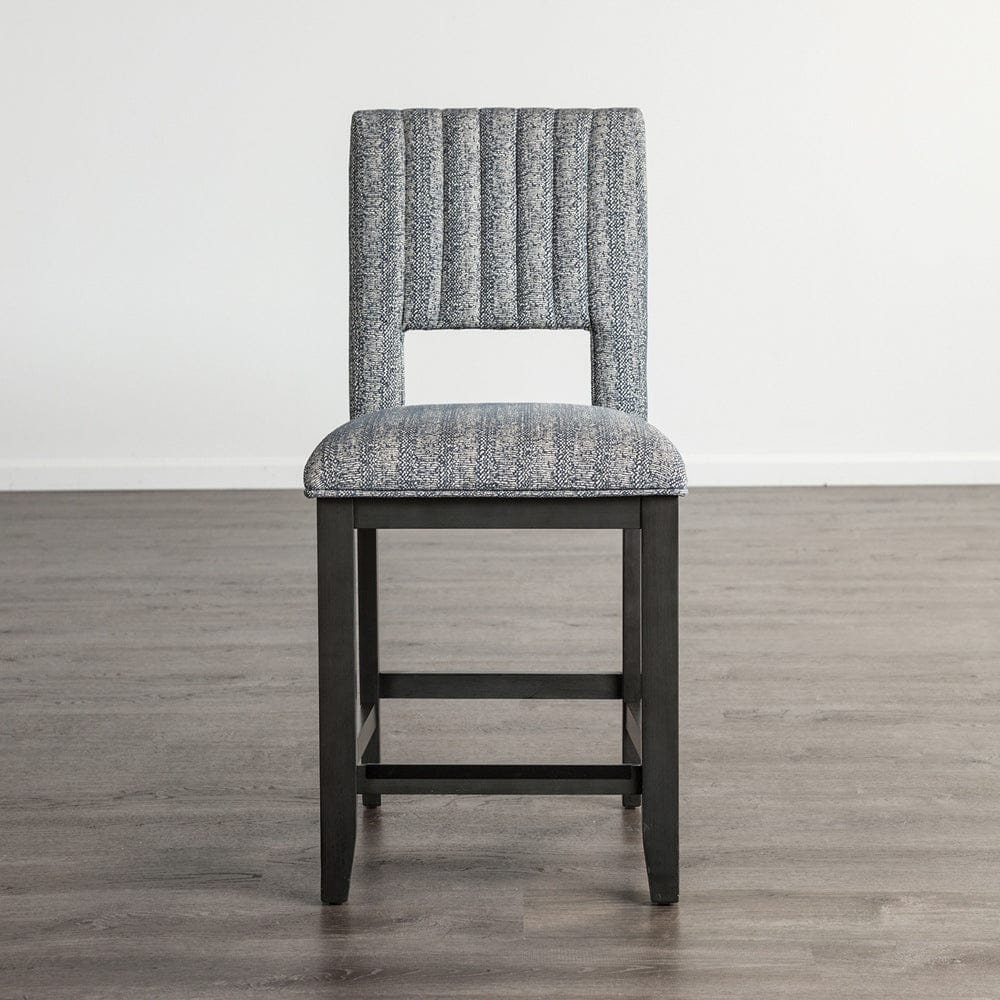Furniture of America - Potton Counter Ht. Chair Set of 2 in Blue Gray - FM3425BL-PC-2PK View 3