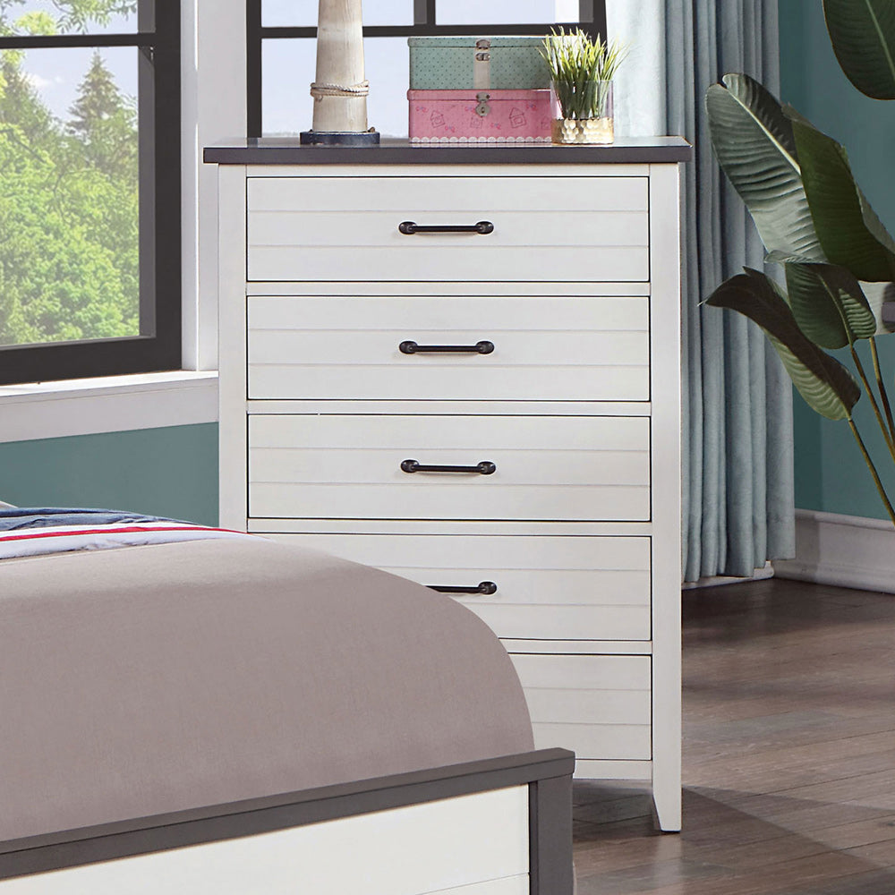 Furniture of America - Priam Chest in White/Gray - CM7467WH-C View 1