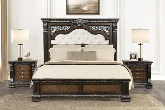 Furniture of America - Promenade - 4 Pc. Queen Bedroom Set w/ Chest - Espresso - FM70002DB-Q-5PC-C view 2