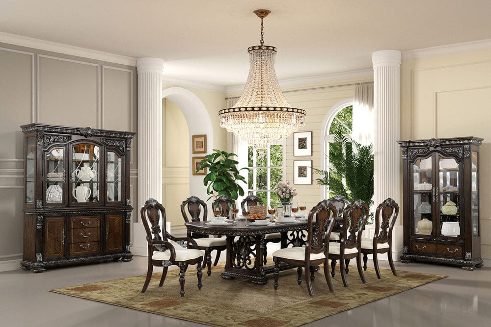 Furniture of America - Promenade Dining Table in Dark Brown - FM31002DB-T-TABLE View 2