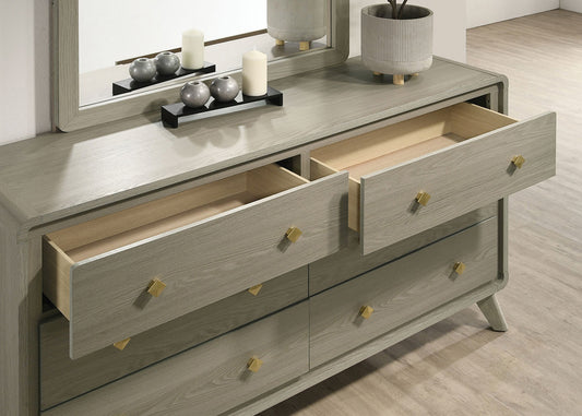 Furniture of America - Rainier Dresser in Gray - FM72002GY-D View 2