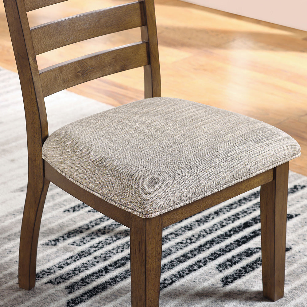 Furniture of America - Rapidview Side Chair Set of 2 in Walnut/Light Gray - CM3259WN-SC-2PK View 3
