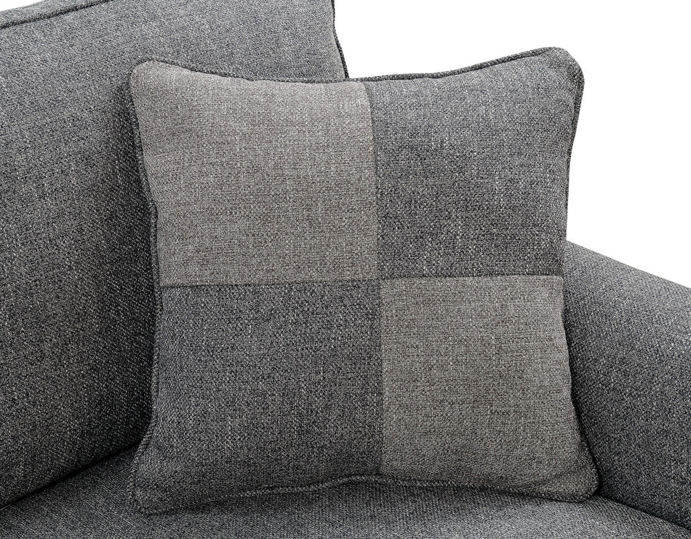 Furniture of America - Rhian Sectional in Dark Gray - CM6329GY-SECT-VN View 3