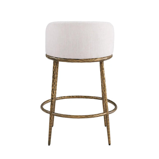 Furniture of America - Rilva - Counter Ht. Stool (1/CTN) - Matte Gold - FM37014GD-PC view 2