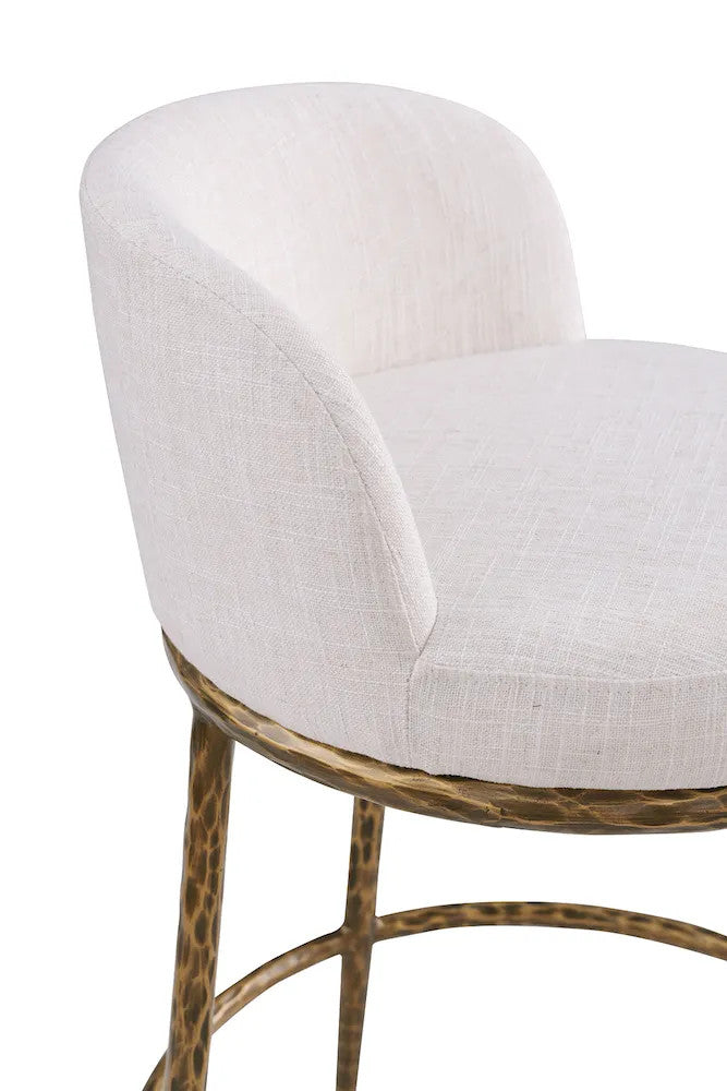 Furniture of America - Rilva - Counter Ht. Stool (1/CTN) - Matte Gold - FM37015GD-PC view 3
