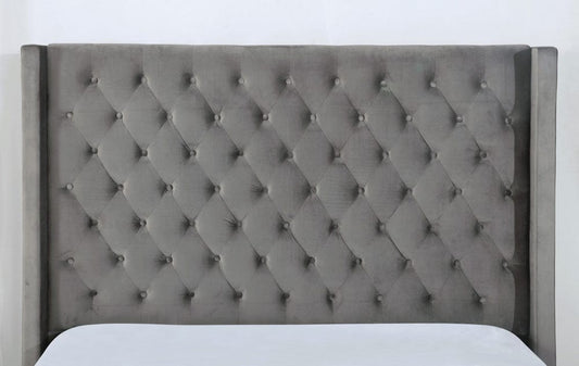 Furniture of America - Ryleigh Queen Bed in Gray - FM7141GY-Q-BED View 2