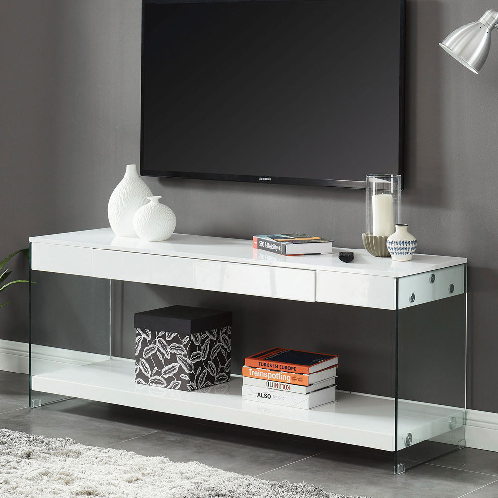 Furniture of America - Sabugal 60" TV Stand in White - CM5206WH-TV-60 View 1