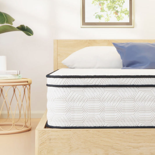 Furniture of America - Salvia 12" Queen Euro Top Mattress in White - DM2112-Q View 2