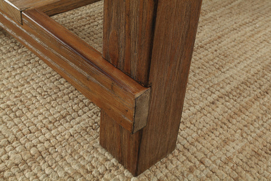 Furniture of America - Sania Counter Ht. Table in Rustic Oak - CM3324PT-VN View 2