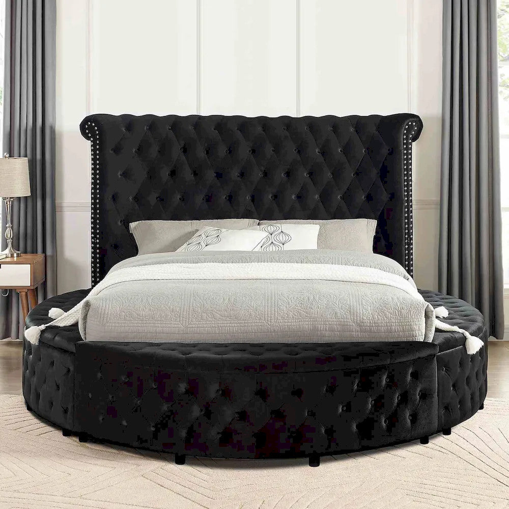 Furniture of America - Sansom - 4 Pc. Queen Bedroom Set w/ Chest - CM7178BK-Q-5PC-CHEST view 6