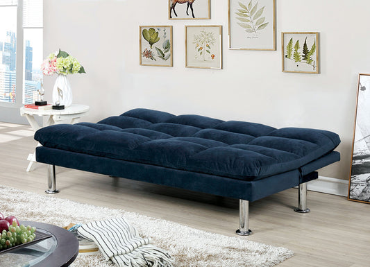 Furniture of America - Saratoga Futon Sofa in Navy - CM2902NV View 2