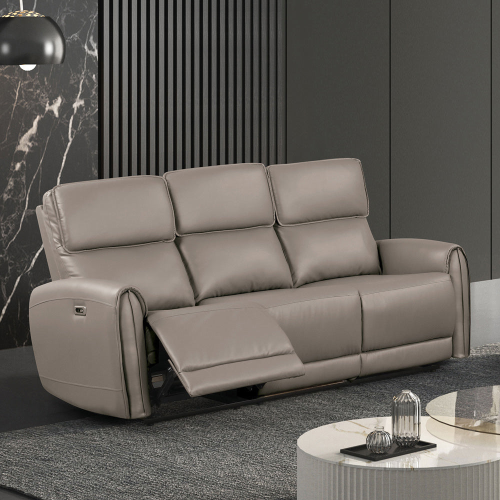 Furniture of America - Schlieren Power Sofa in Light Brown - FM6012LB-SF-PM View 1