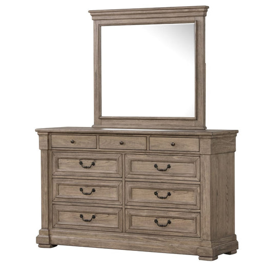 Furniture of America - Sheringham Dresser in Weathered Gray - FM7701BR-D View 2