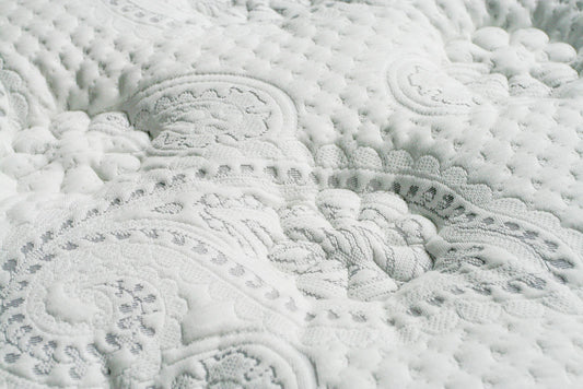 Furniture of America - Siddalee 16" Euro Pillow Top Mattress, Queen in White/Gray - DM339Q-M View 2