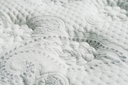 Furniture of America - Siddalee 16" Euro Pillow Top Mattress, Queen in White/Gray - DM339Q-M View 2