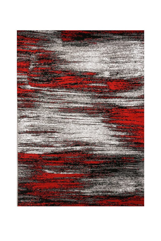Furniture of America - Sivas 5' X 8' Area Rug in Gray/Red - RG5184S View 1