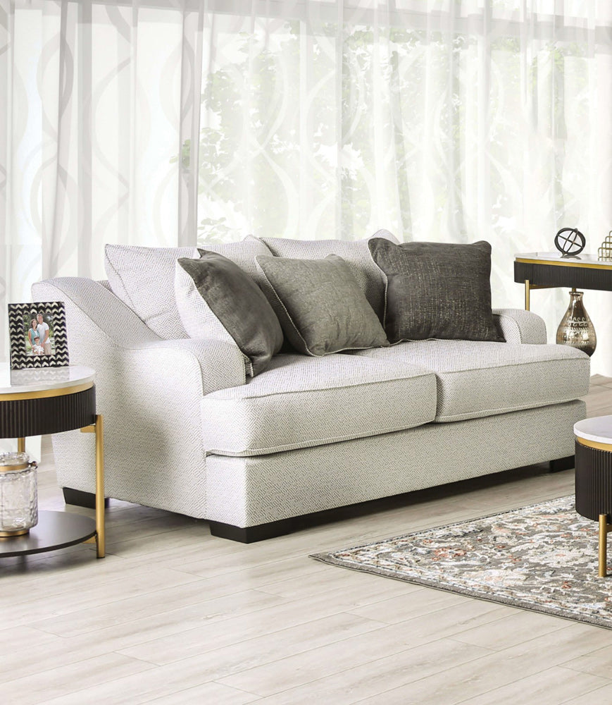 Furniture of America - Skyline Loveseat in Pewter/Gray - SM1212-LV View 1