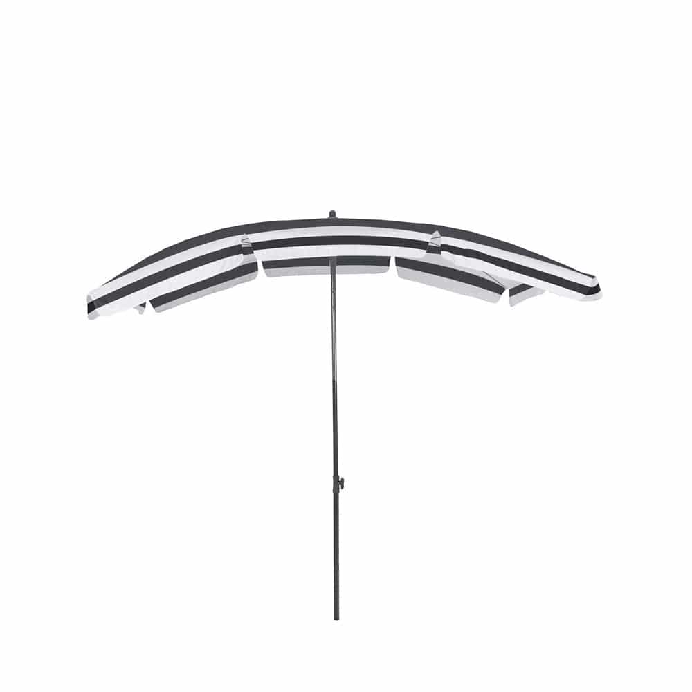 Furniture of America - Sleek Rectangular Umbrella in Black/White - GM-3001BW View 1