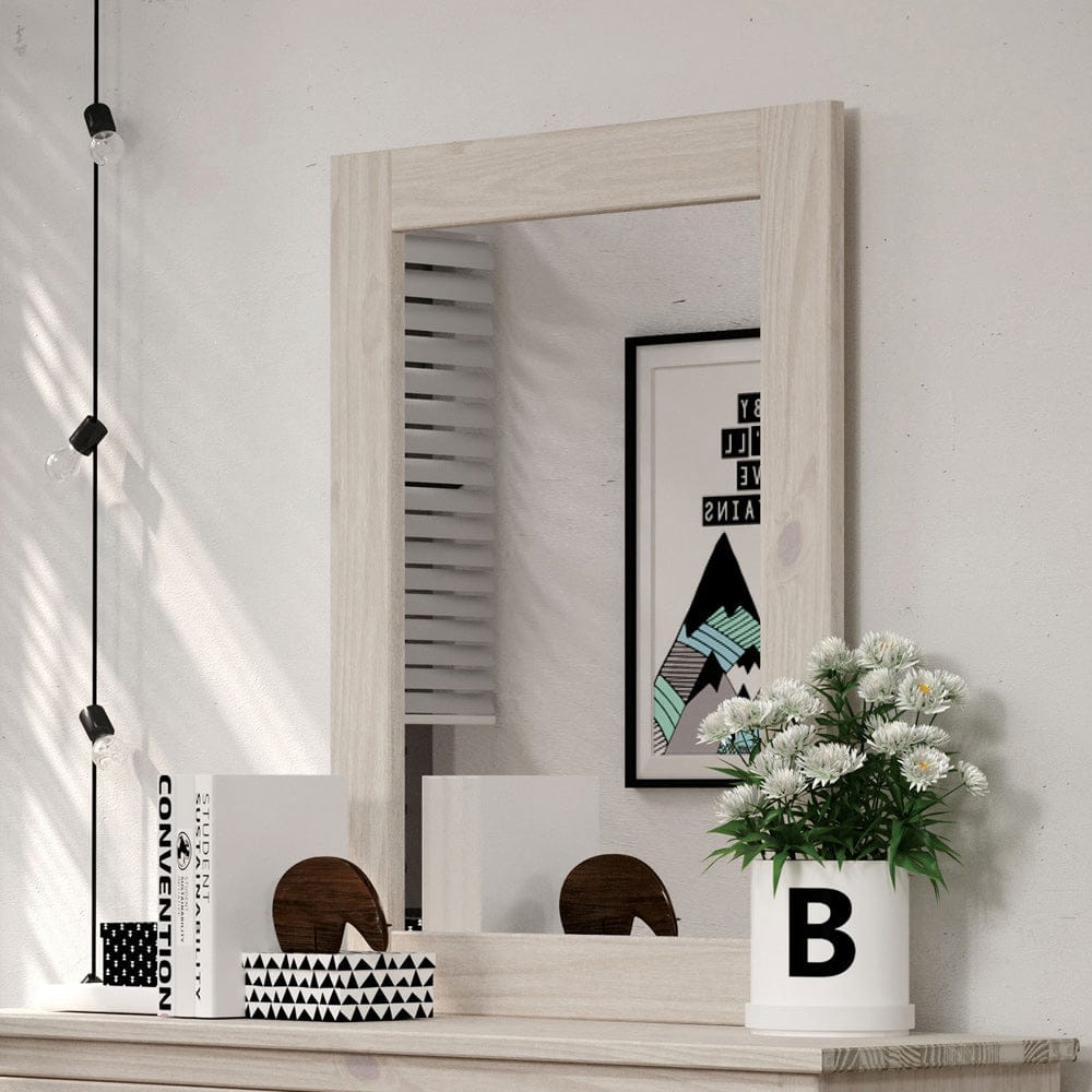 Furniture of America - Stavros Mirror in White - AM7002WH-M View 1
