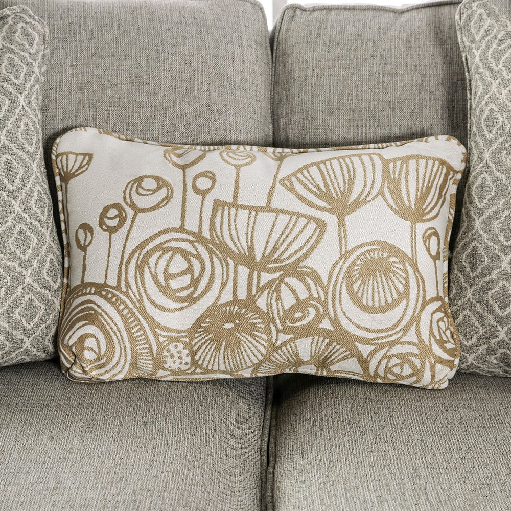 Furniture of America - Stephney Sofa in Gray/Gold - SM8193-SF View 5