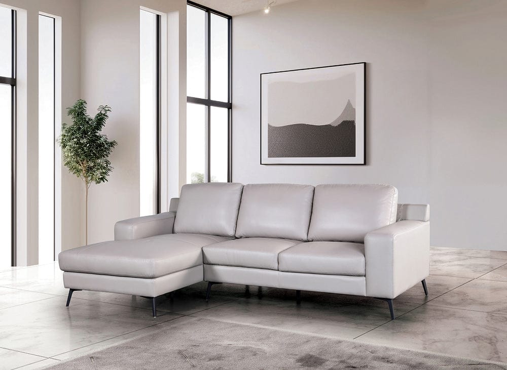 Furniture of America - Stordal Sectional, Left Chaise in Light Gray - FM69004LG-SECT-L View 1