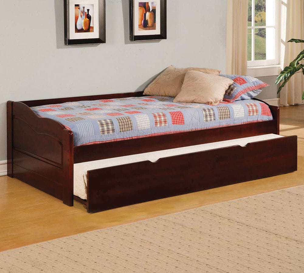 Furniture of America - Sunset Daybed w/ Trundle in Cherry - CM1737-BED View 1