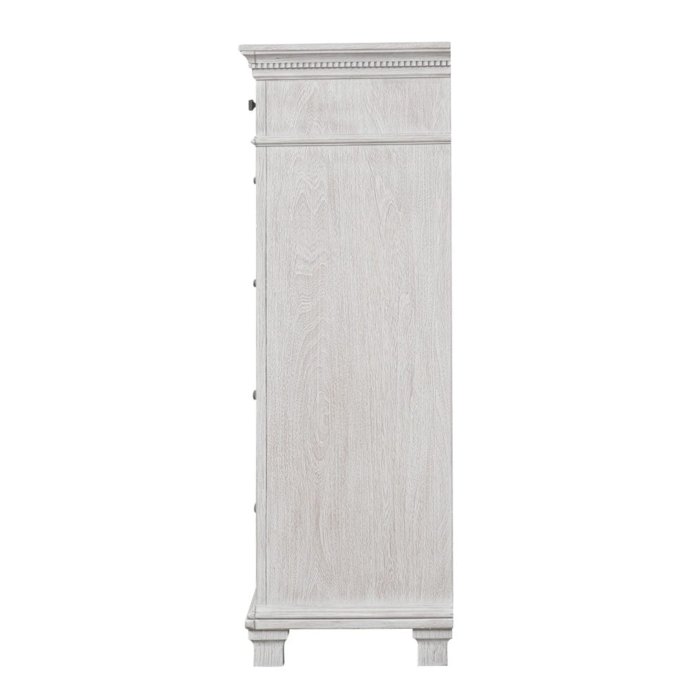 Furniture of America - Swanley Chest in Weathered Gray - FM7707GY-C View 4