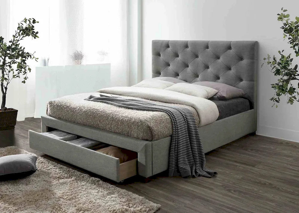Furniture of America - Sybella - Full Bed, Gray - CM7218GY-F-BED view 1