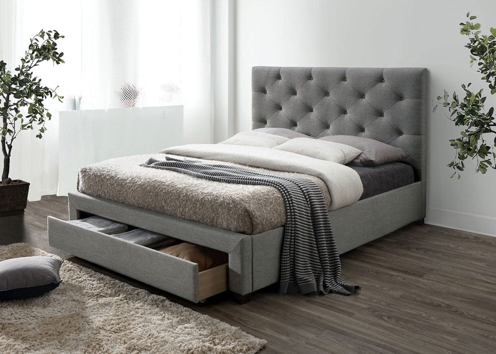 Furniture of America - Sybella Queen Bed in Gray - CM7218GY-Q-BED View 1