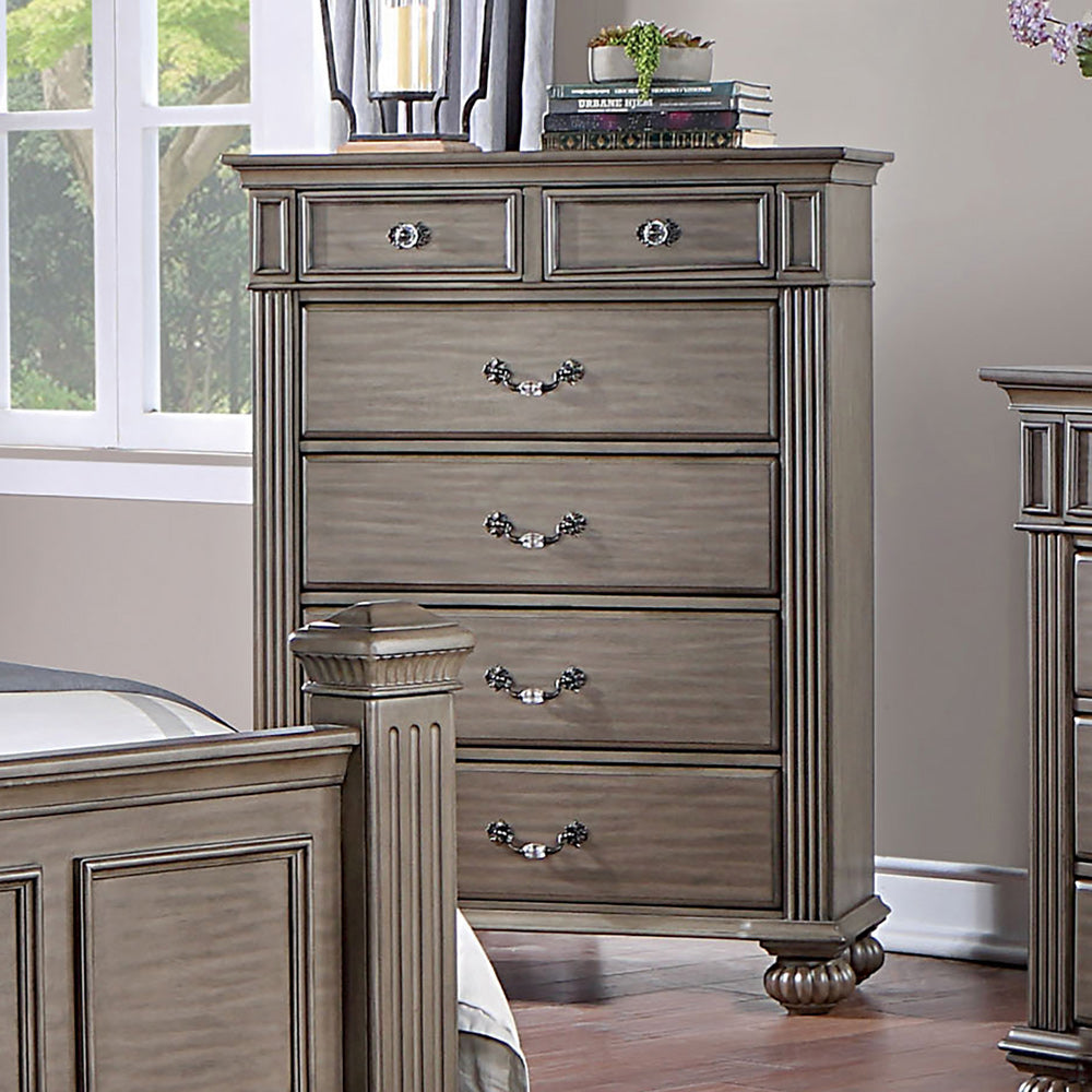 Furniture of America - Syracuse Chest in Gray - CM7129GY-C View 1