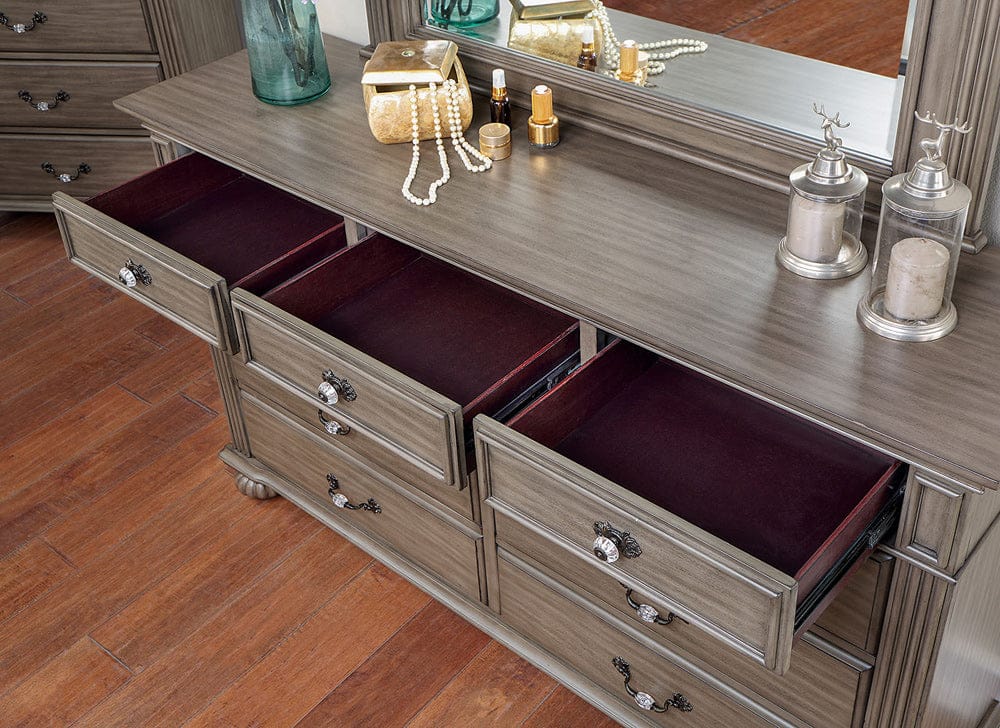 Furniture of America - Syracuse Dresser in Gray - CM7129GY-D View 2