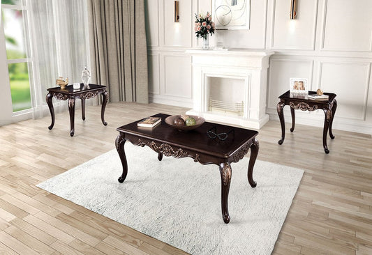 Furniture of America - Tadcaster End Table in Dark Cherry - FM45005E View 2