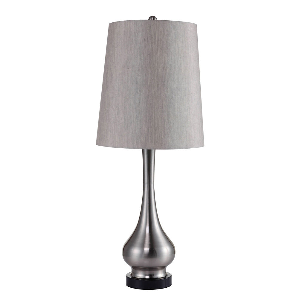 Furniture of America - Teri 13"H Table Lamp in Silver - L731200SN View 1