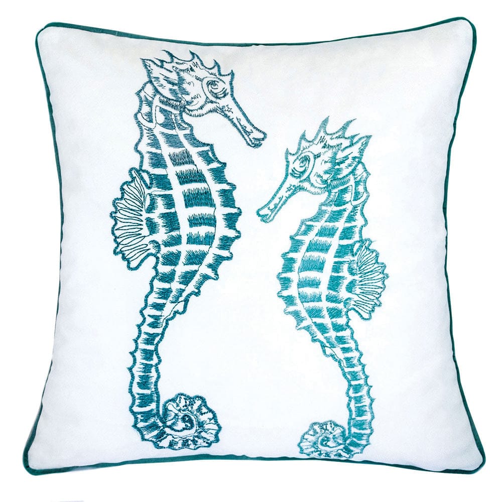 Furniture of America - Terrie 20" X 20" Pillow Set of 2 in Teal - PL8073-2PK View 1