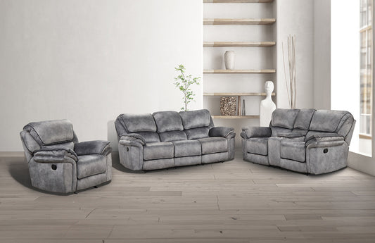 Furniture of America - Themis Loveseat in Gray - NX6002GY-LV View 2