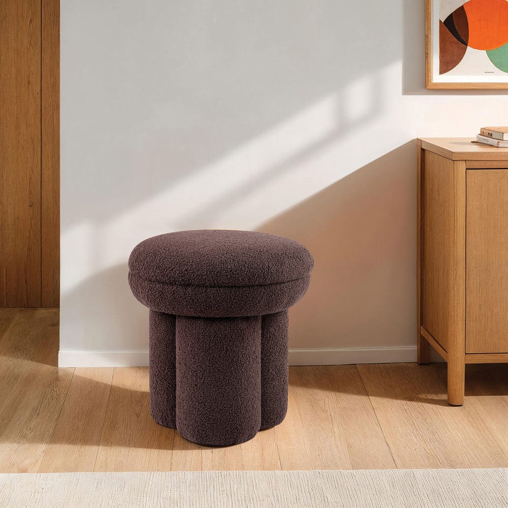 Furniture of America - Thisbe Stool in Brown - FM-AC8003BR View 1