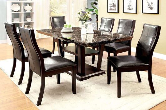 Furniture of America - Townsend I Side Chair Set of 2 in Brown Cherry - CM3339DK-SC-2PK View 2
