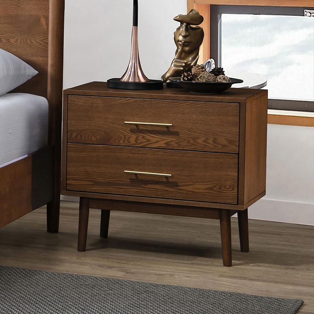 Furniture of America - Tromso Nightstand in Walnut - FM7220WN-N View 1